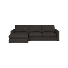 Cloud Chaise Sofa Safara Charcoal