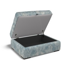 furniture cloud storage footstool namatha denim print opened