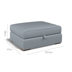 furniture cloud storage footstool shani denim plain dimension