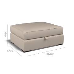 furniture cloud storage footstool shani pebble plain dimension