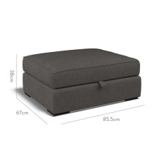 furniture cloud storage footstool zuri graphite plain dimension