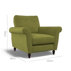 furniture ellery chair cosmos moss plain dimension