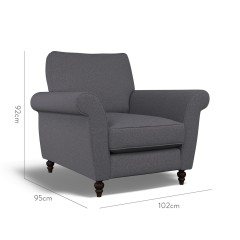 furniture ellery chair viera indigo plain dimension