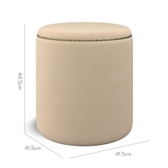 furniture malpaso footstool cosmos sand plain dimension