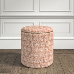 furniture malpaso footstool ellora cinnamon print lifestyle