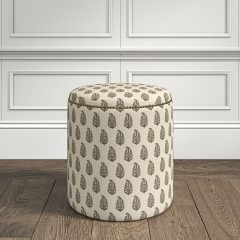 furniture malpaso footstool indira charcoal print lifestyle