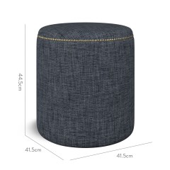 furniture malpaso footstool kalinda indigo plain dimension