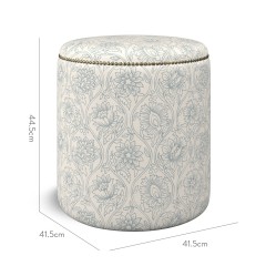 furniture malpaso footstool lotus sky print dimension