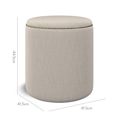 furniture malpaso footstool zuri stone plain dimension