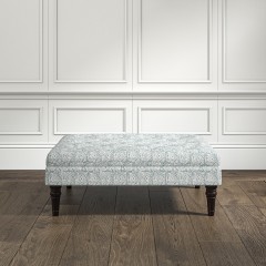 furniture monterey medium footstool ellora steel blue print lifestyle