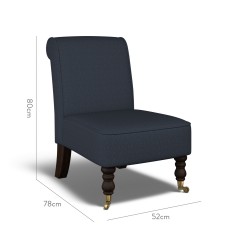 furniture napa chair bisa indigo plain dimension