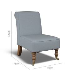 furniture napa chair shani denim plain dimension