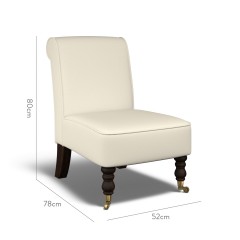 furniture napa chair shani parchment plain dimension