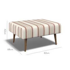 furniture ombu footstool edo cinnabar weave dimension