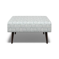 Ombu Footstool Ellora Steel Blue