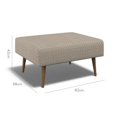 furniture ombu footstool nala ochre weave dimension