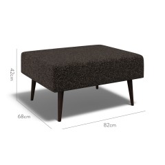 furniture ombu footstool yana charcoal weave dimension