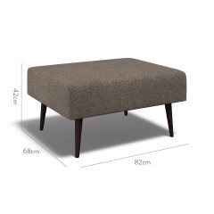 furniture ombu footstool yana espresso weave dimension