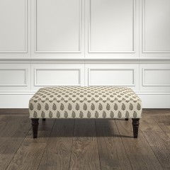 furniture savannah medium footstool indira charcoal print lifestyle