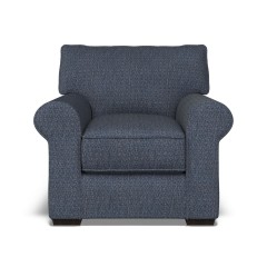 furniture vermont fixed chair safara indigo weave front