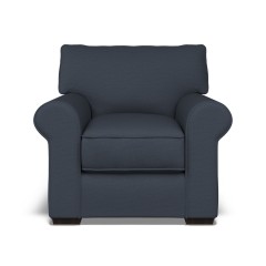 furniture vermont fixed chair zuri indigo plain front