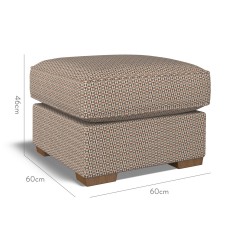 furniture vermont fixed ottoman nala cinnabar weave dimension