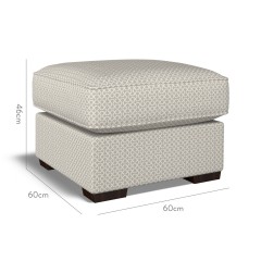 furniture vermont fixed ottoman sabra smoke weave dimension