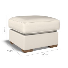 furniture vermont fixed ottoman shani alabaster plain dimension