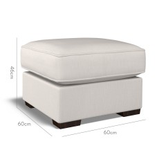 furniture vermont fixed ottoman zuri ash plain dimension