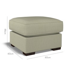 furniture vermont fixed ottoman zuri eucalyptus plain dimension