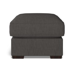 furniture vermont fixed ottoman zuri graphite plain front