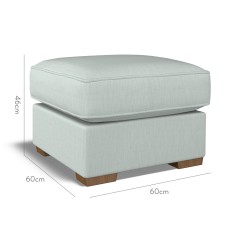 furniture vermont fixed ottoman zuri mineral plain dimension