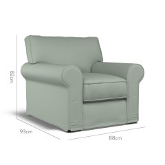 furniture vermont loose chair shani celadon plain dimension