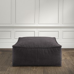 furniture zen pouffe cosmos charcoal plain lifestyle