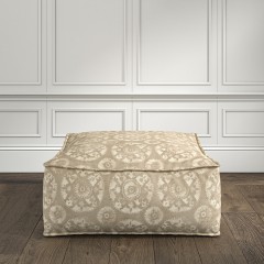 furniture zen pouffe nubra linen print lifestyle