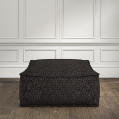 furniture zen pouffe safara charcoal weave lifestyle