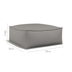 furniture zen pouffe viera fog plain dimension