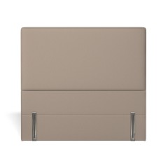 headboard bantry shani taupe plain front