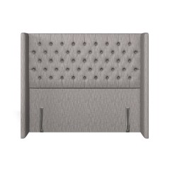 headboard bruton kalinda taupe plain front