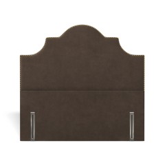 headboard izzie cosmos espresso plain front