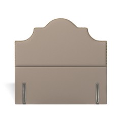 headboard izzie shani taupe plain front