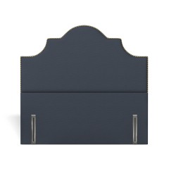 headboard izzie zuri indigo plain front