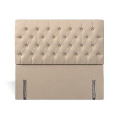 headboard kinsale cosmos linen plain front