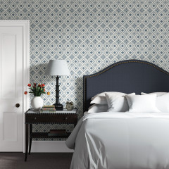 Marlborough Headboard Bisa Indigo