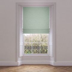 roman blind pascal celadon print lifestyle 1