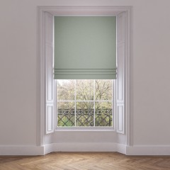 roman blind shani celadon plain lifestyle 1