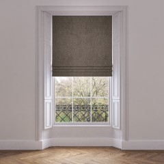 roman blind yana espresso weave lifestyle 1