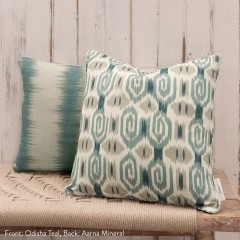 Aarna Mineral Printed Cotton Cushion 55cm x 38cm