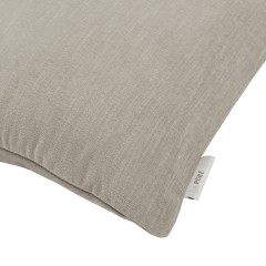 cushion amina taupe knife edge detail