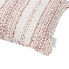 cushion bodo stripe ginger self piped edge detail